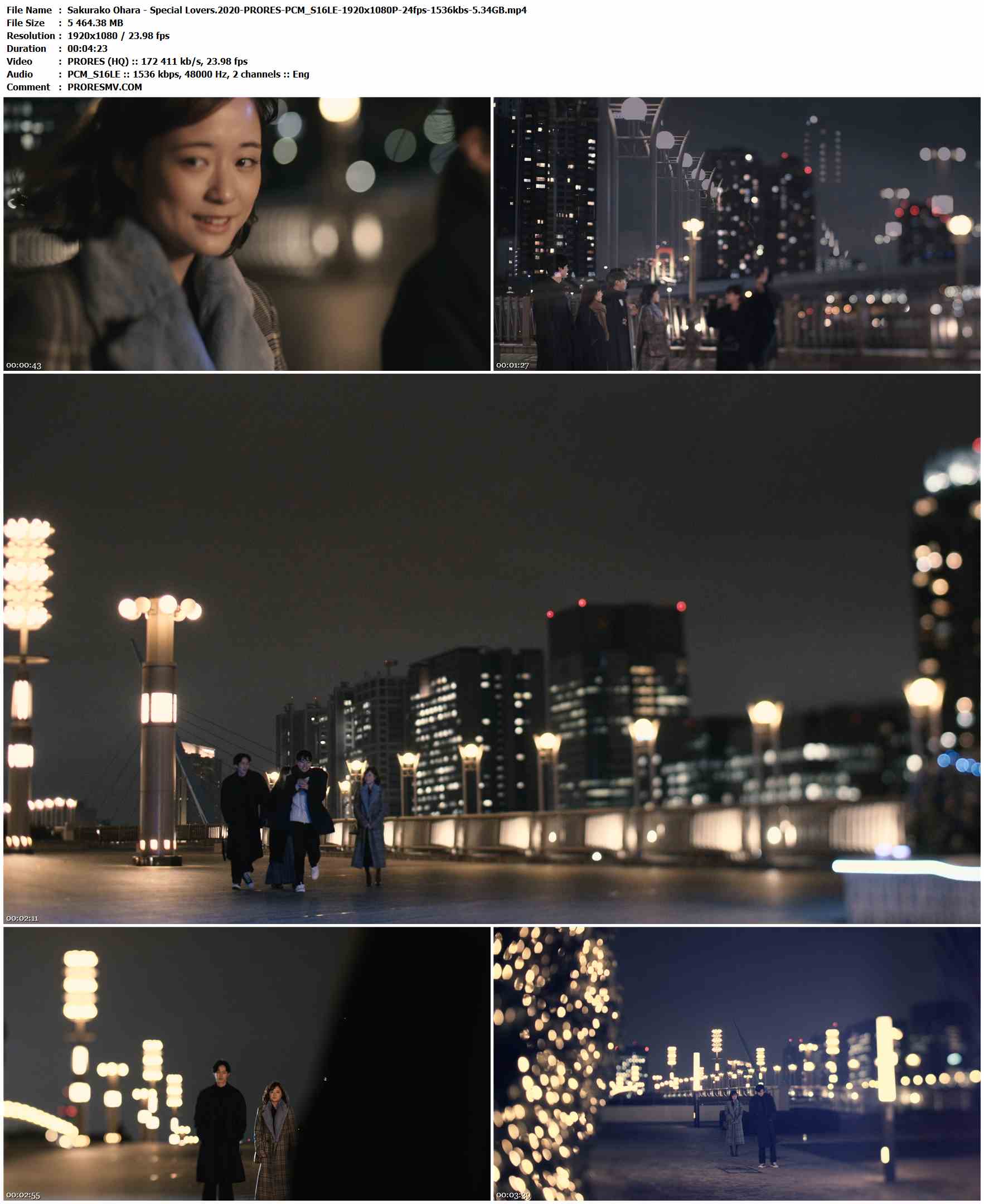 Sakurako Ohara - Special Lovers.2020-PRORES-PCM_S16LE-1920x1080P-24fps-1536kbs-5.34GB官方MV_高清MV